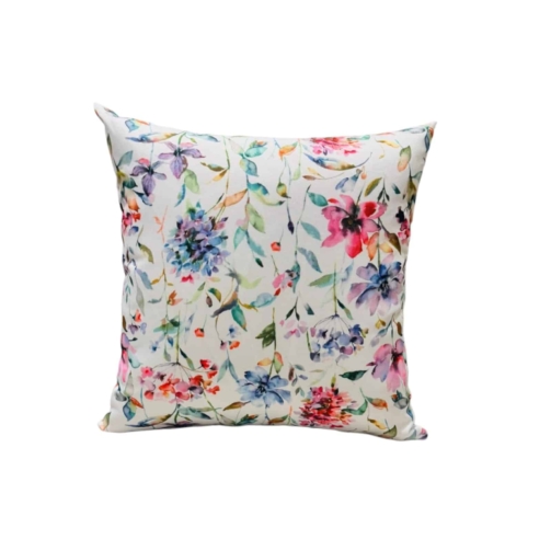 WATERCOLOR FLORAL PILLOW