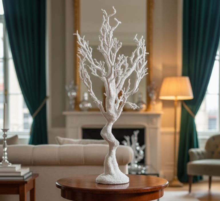 Winter Frost Decorative Snow Tree - Image 4