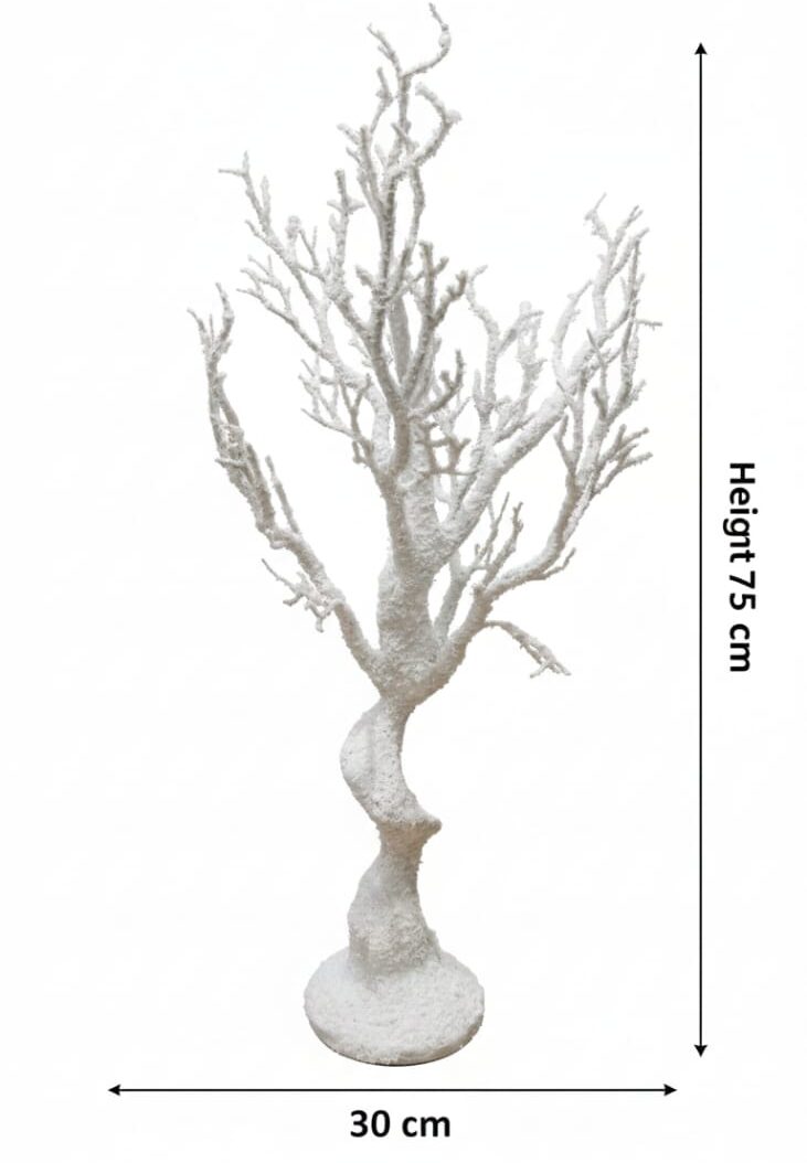 Winter Frost Decorative Snow Tree - Image 2