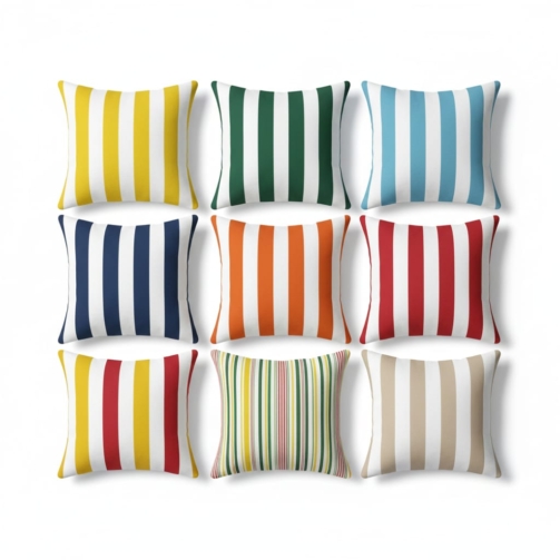 stripe pillows
