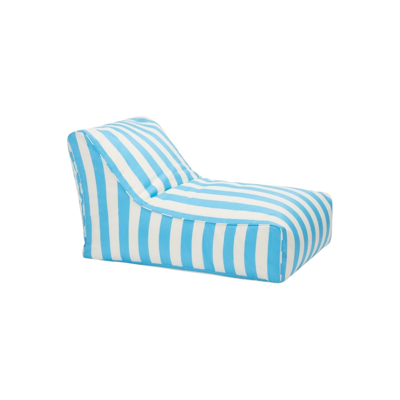 Big Guy Bean Bag ( Light Blue & White Stripes)